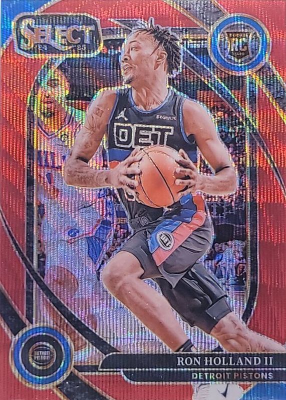 Ron Holland II 2024 Select #275 Courtside Red Wave Rookie RAW