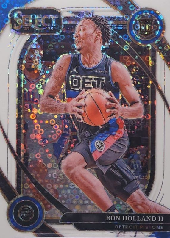 Ron Holland II 2024 Select #275 Courtside White Disco /75 Rookie RAW