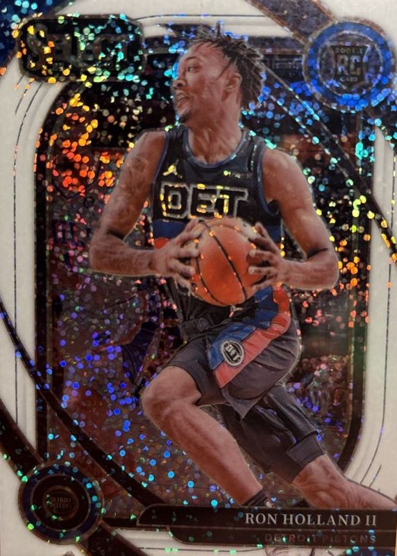 Ron Holland II 2024 Select #275 Courtside White Sparkle /(SSP) Rookie RAW