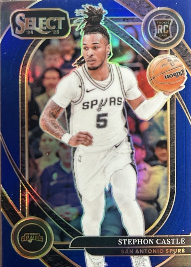 Stephon Castle 2024 Select #292 Courtside Blue Prizm Price Guide