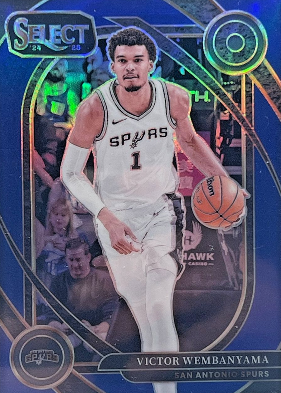 BALLERS ウェンビー Victor Wembanyama 2025 Topps #8B-4 8-Bit Ballers - Blue Holo Foil