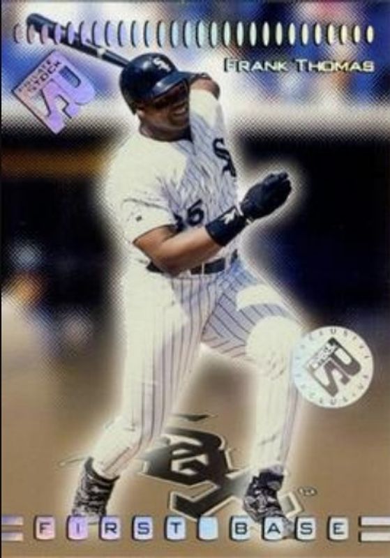 Frank Thomas 1999 Pacific Private Stock #19 Exclusives /299 RAW