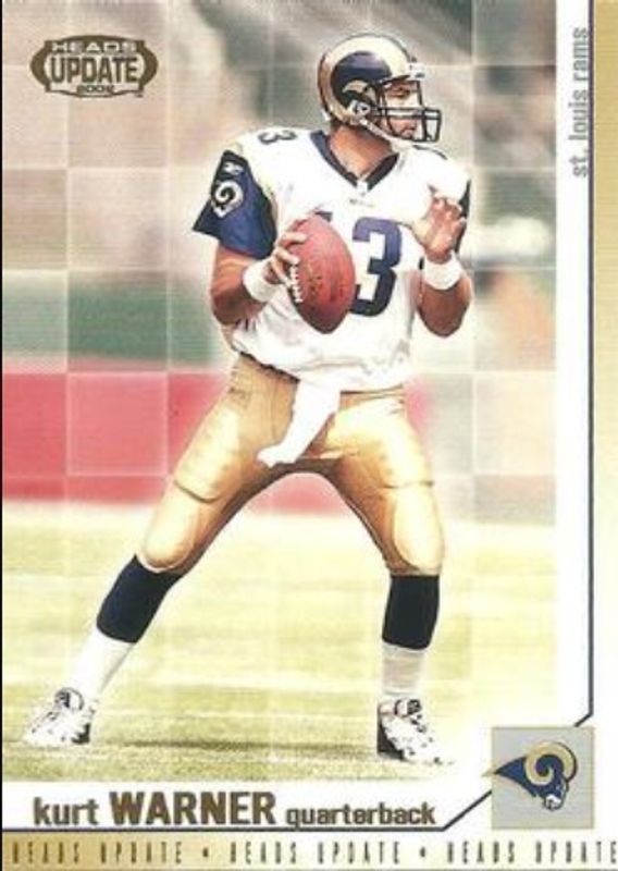 Kurt Warner 2002 Pacific Heads Update #143 Base RAW