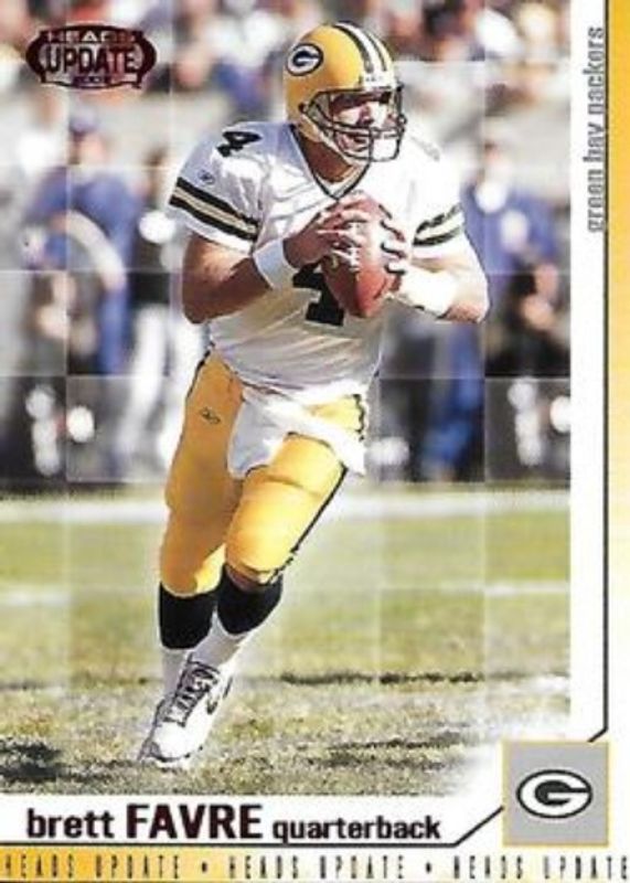 Brett Favre 2002 Pacific Heads Update #63 Red RAW