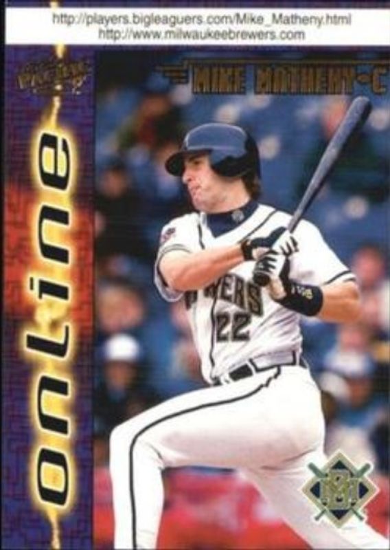 Mike Matheny 1998 Pacific Online #405 Web Cards RAW