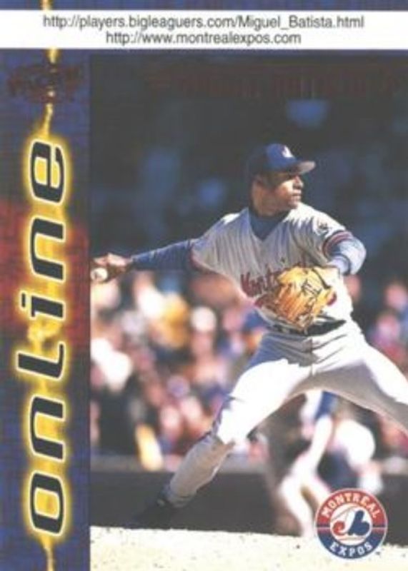 Miguel Batista 1998 Pacific Online #444 Red RAW