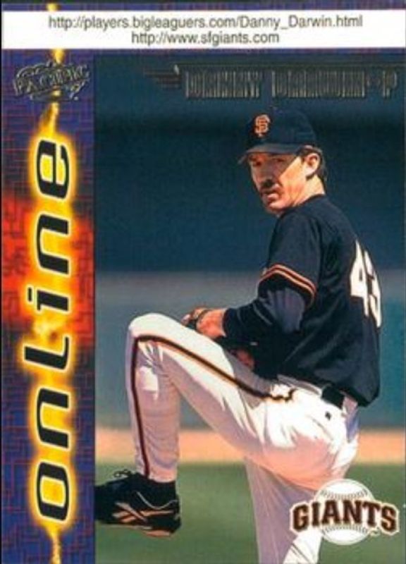 Danny Darwin 1998 Pacific Online #656 Base RAW