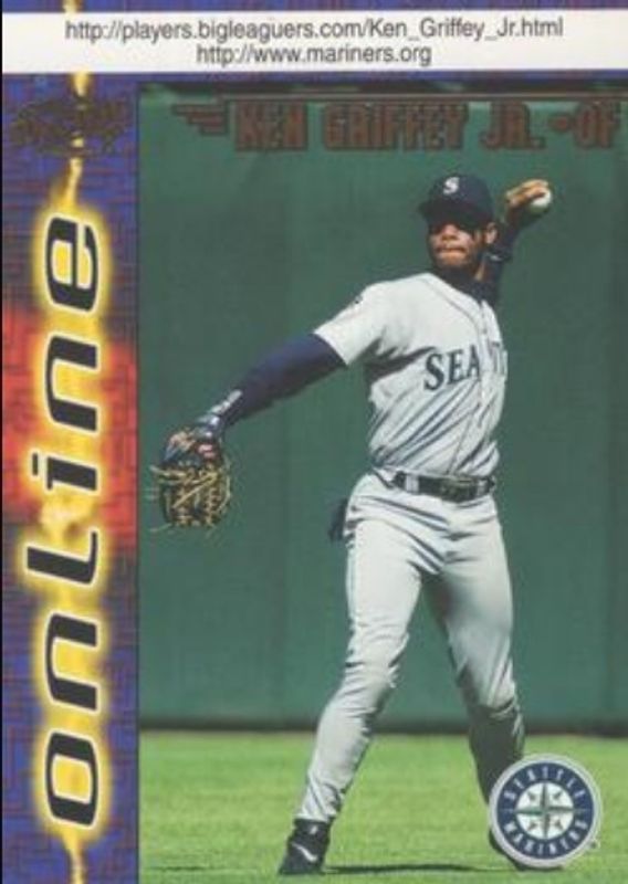 Ken Griffey Jr. 1998 Pacific Online #686a Web Cards RAW