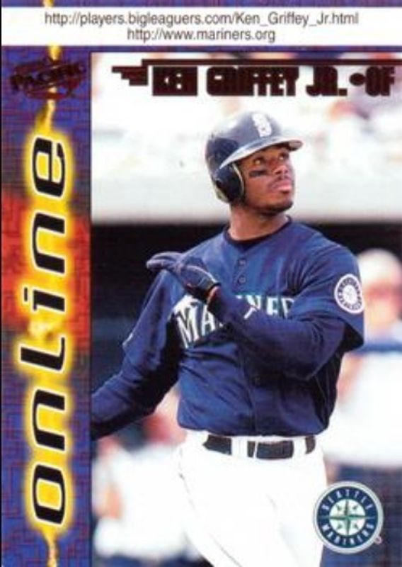 Ken Griffey Jr. 1998 Pacific Online #686b Red RAW