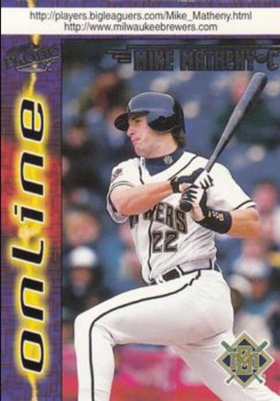 Mike Matheny 1998 Pacific Online #405 Base RAW