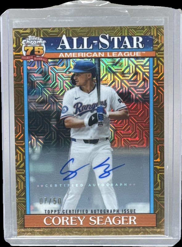 2026 Topps Series 2 #91ASC-31 1991 Topps Chrome All-Star Autographs - Gold Mojo Refractor /50