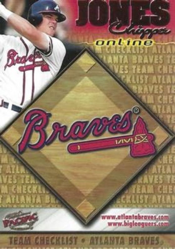 Chipper Jones 1998 Pacific Online #78 Red RAW
