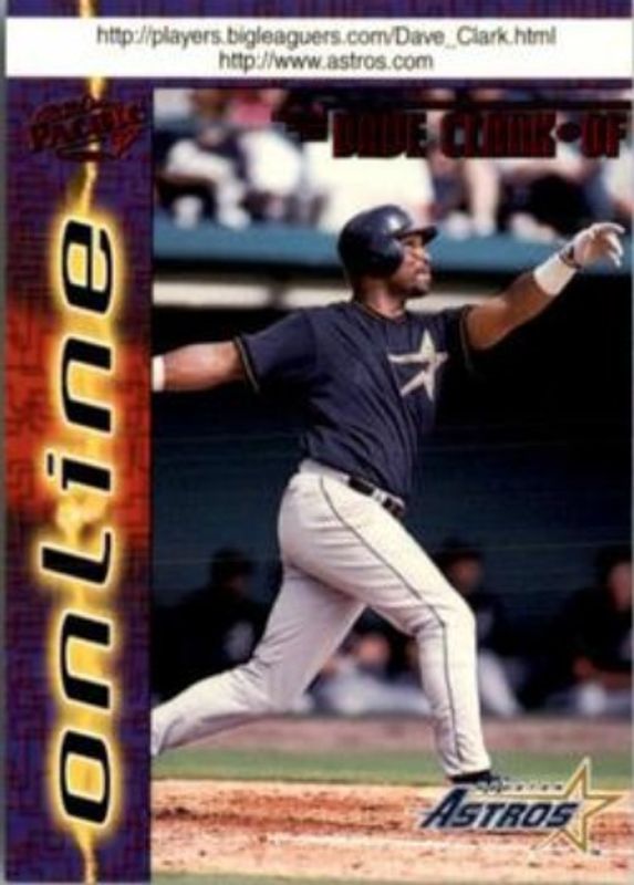 Dave Clark 1998 Pacific Online #318 Red RAW