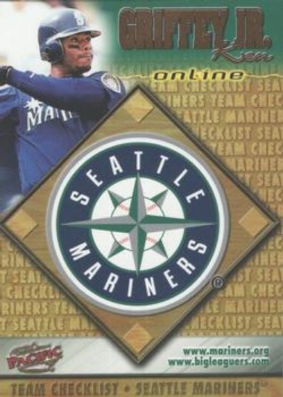 Ken Griffey Jr. 1998 Pacific Online #701 Web Cards RAW