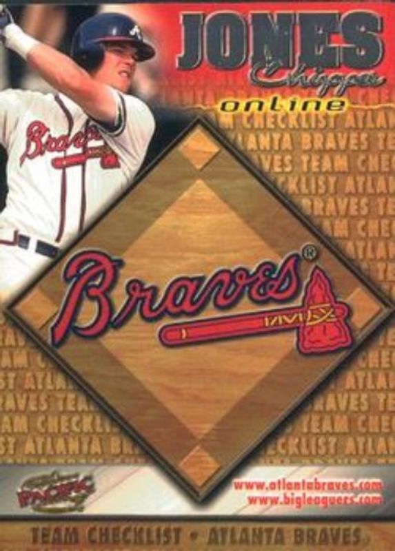 Chipper Jones 1998 Pacific Online #78 Base RAW