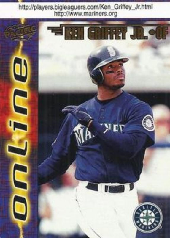 Ken Griffey Jr. 1998 Pacific Online #686b Web Cards RAW