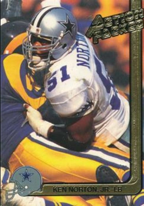 Ken Norton Jr. 1991 Action Packed #57 Base RAW
