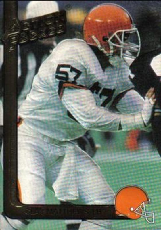 Clay Matthews 1991 Action Packed #47 Base RAW
