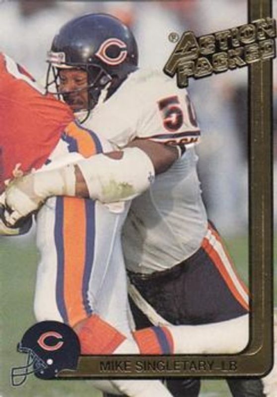 Mike Singletary 1991 Action Packed #30 Base RAW