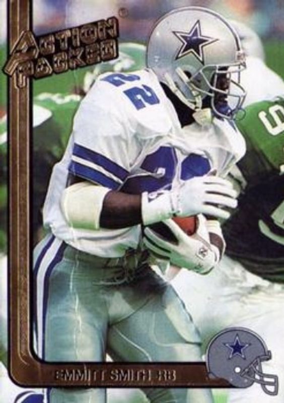 Emmitt Smith 1991 Action Packed #59 Base RAW