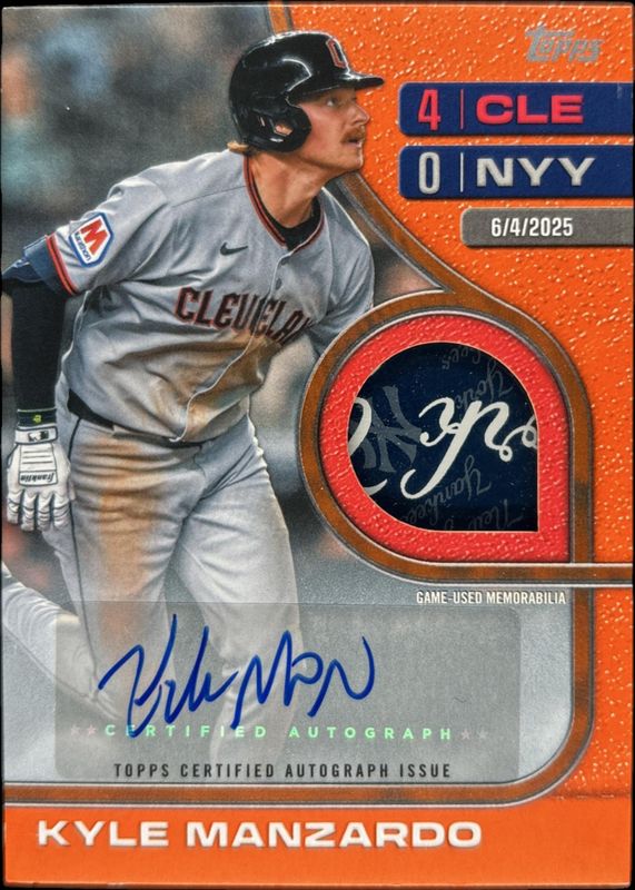 2026 Topps Series 2 #RTB-KM Rounding the Bases Relic Autographs - Orange /25