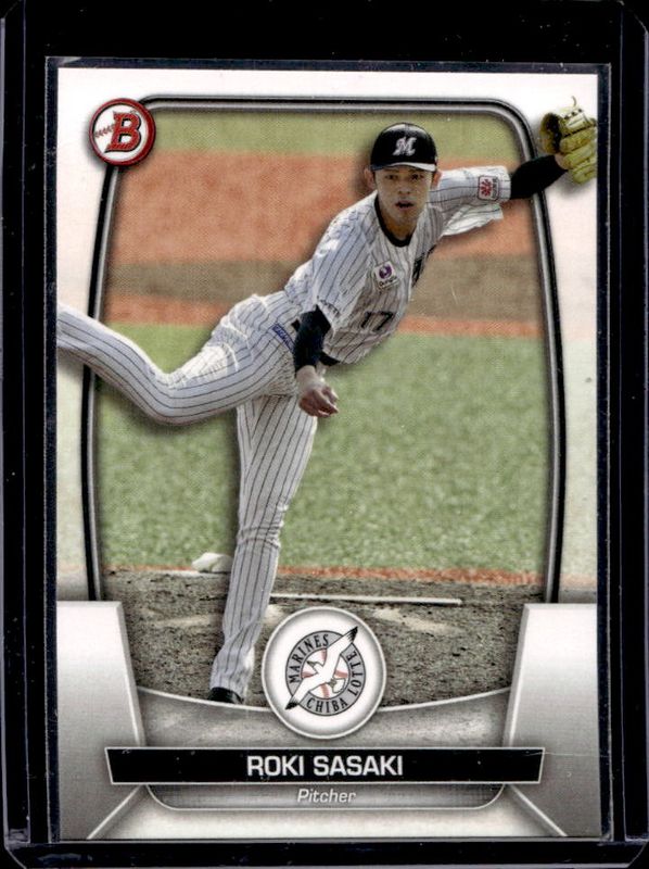 Roki Sasaki 2023 Bowman NPB #92 Base RAW