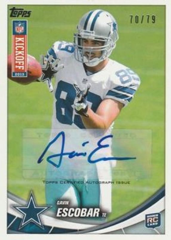 2013 Topps Kickoff #24 Autographs /79