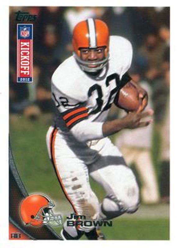 Jim Brown 2012 Topps Kickoff #25 Base RAW