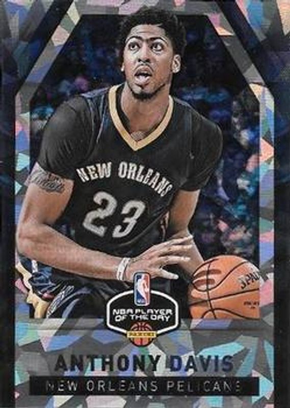 Anthony Davis 2015 Panini Player of the Day #11 Cracked Ice RAW