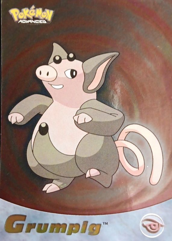 Grumpig 2003 Topps Advanced #38 Foil RAW TCG (LIGHTLY PLAYED)