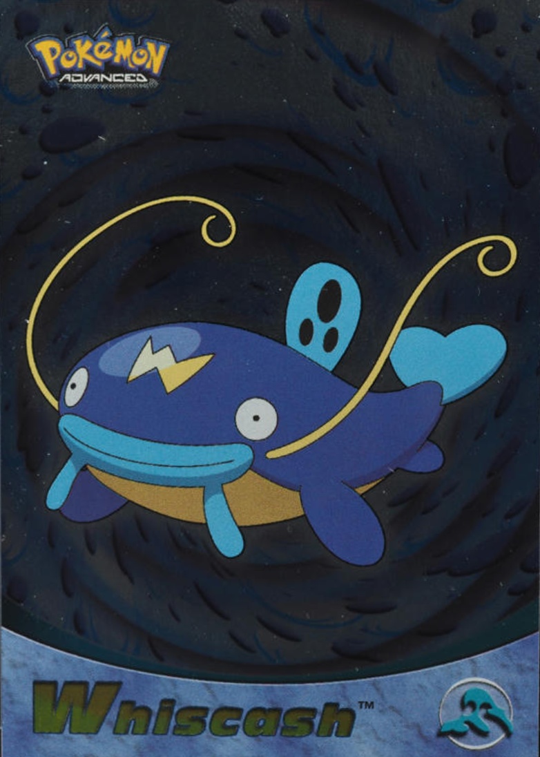 whiscash pokemon card 052/082 Whiscash 1st Edition