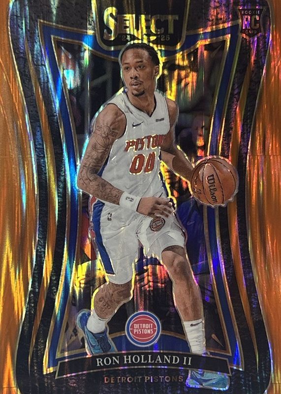 Ron Holland II 2024 Select #370 Mezzanine Orange Flash Rookie RAW
