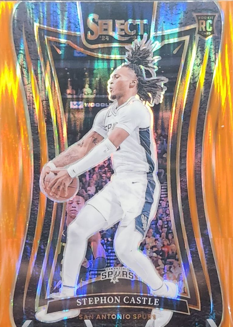 Stephon Castle 2024 Select #388 Mezzanine Orange Flash Price Guide