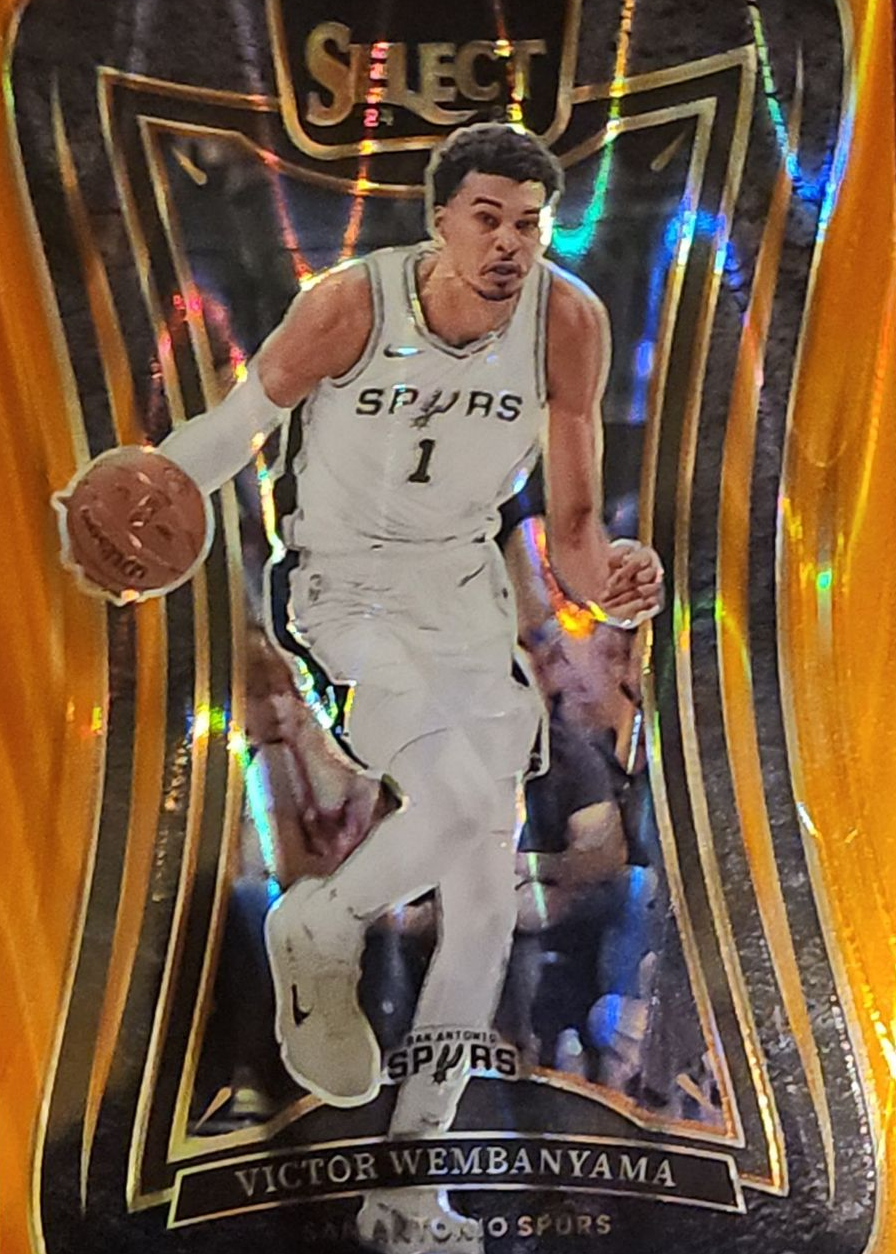 Victor Wembanyama 2024 Select #309 Mezzanine Orange Tectonic Price