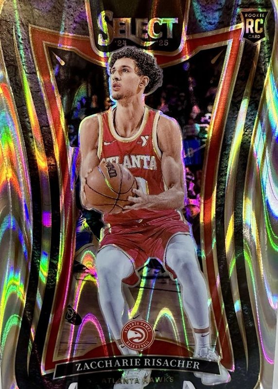 Zaccharie Risacher 2024 Select #379 Mezzanine Tectonic Rookie RAW