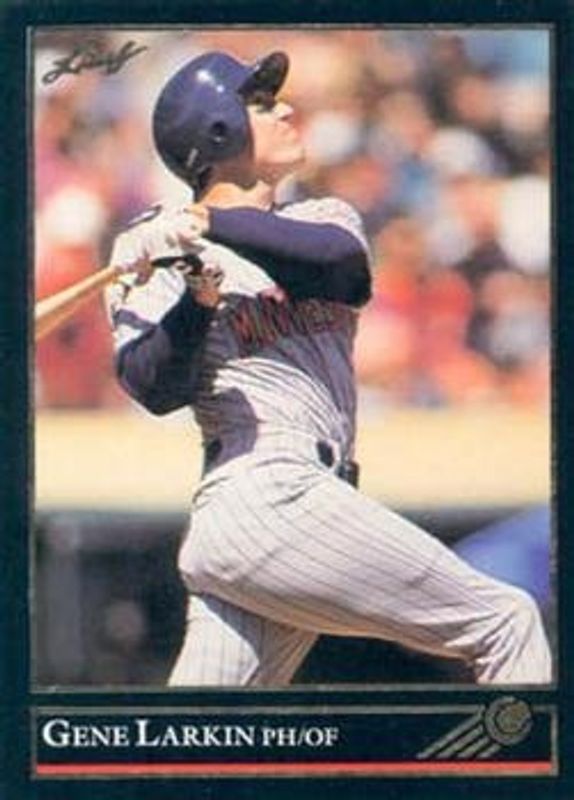 1992 Leaf #415 Black & Gold