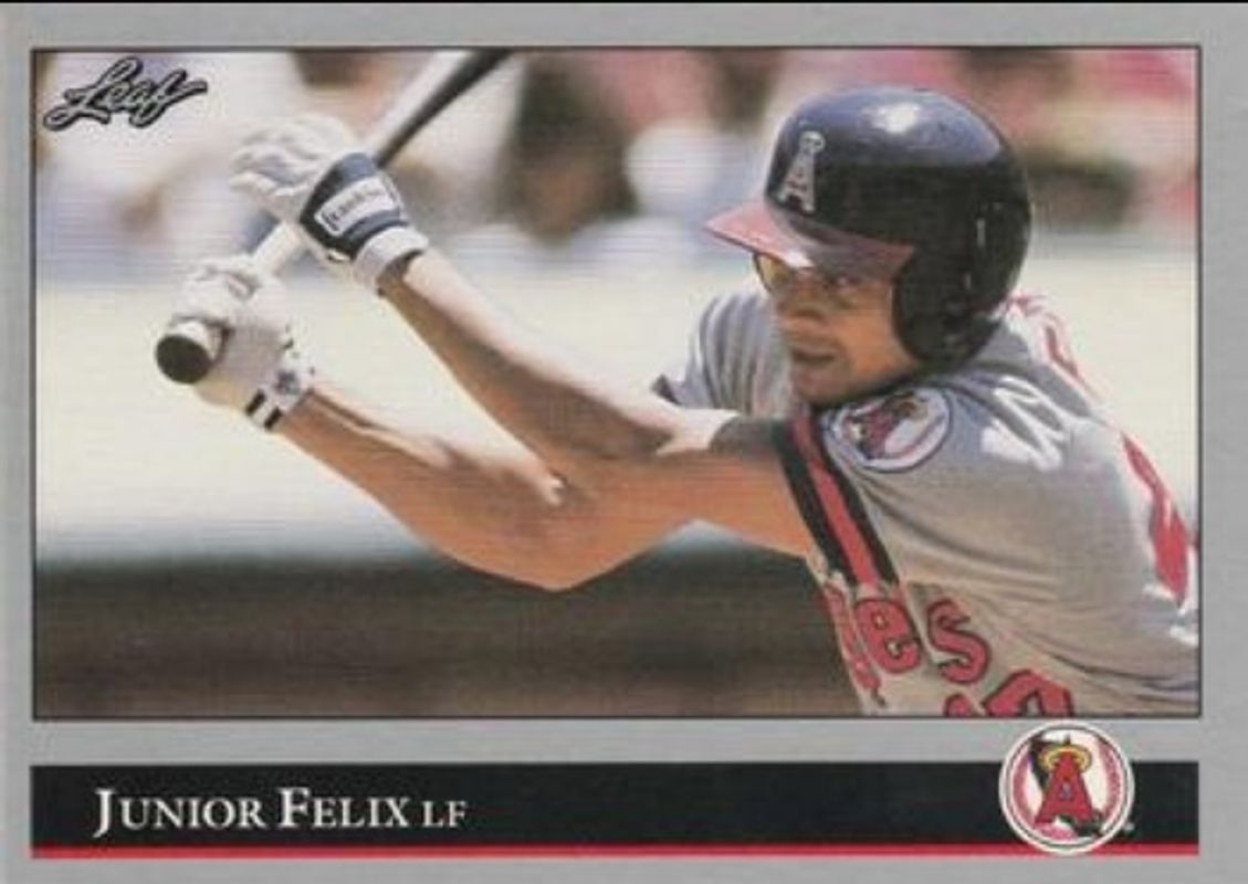 Junior Felix 1992 Leaf #118 Base RAW