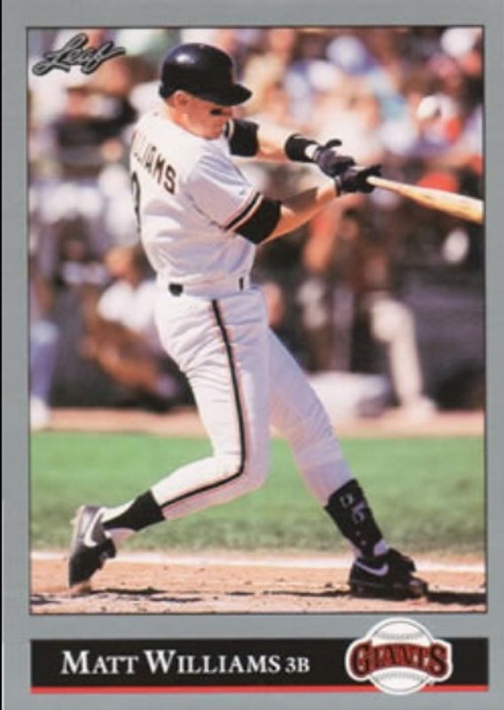Matt Williams 1992 Leaf #373 Base RAW