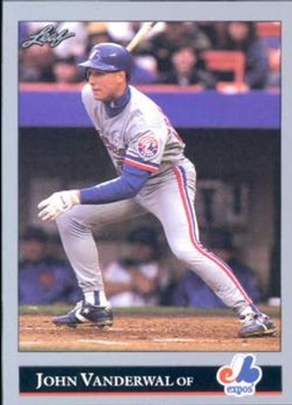 John Vander Wal 1992 Leaf #416 Base Rookie RAW