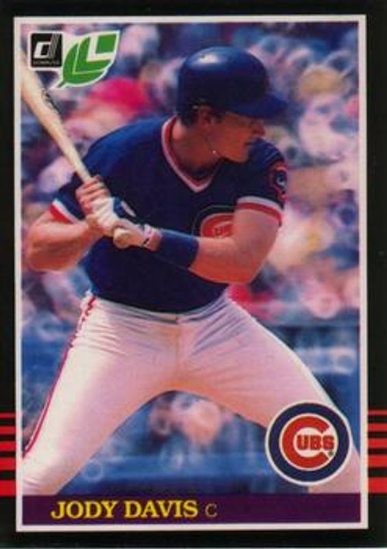 Jody Davis 1985 Leaf #180 Base RAW
