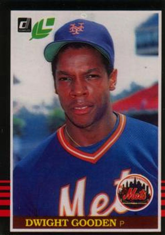 Dwight Gooden 1985 Leaf #234 Base RAW