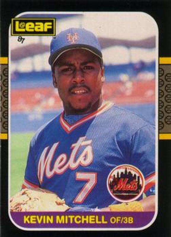 Kevin Mitchell 1987 Leaf #170 Base Rookie RAW