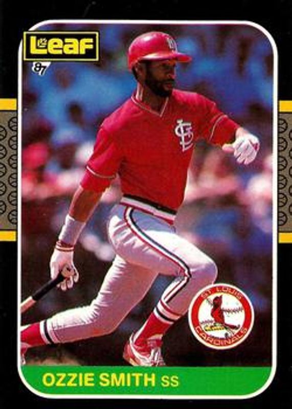 Ozzie Smith 1987 Leaf #108 Base RAW