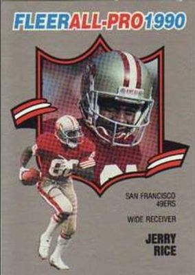 rare fleer 90 football cards The late '90s ushered in a new era of collecting, with serial-numbered changing the hobby forever. At the very top sat the 1/1. Pair that level of rarity with Jerry Rice 1990 Fleer Football Cards Price