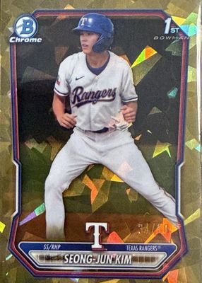 2026 Bowman Sapphire Edition #BCP-45 Chrome Prospects - Gold /50 (1st)