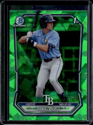 2026 Bowman Sapphire Edition #BCP-77 Chrome Prospects - Green /99 (1st)