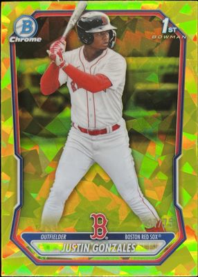 2026 Bowman Sapphire Edition #BCP-141 Chrome Prospects - Yellow /75 (1st)