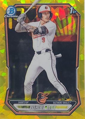 2026 Bowman Sapphire Edition #BCP-135 Chrome Prospects - Yellow /75 (1st)