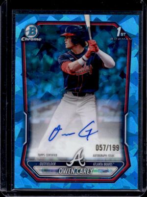 2026 Bowman Sapphire Edition #BSPA-OC Chrome Prospect Autographs /199 (1st)