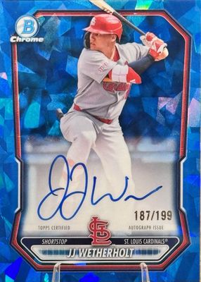 2026 Bowman Sapphire Edition #BSPA-JWE Chrome Prospect Autographs /199